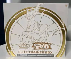 Pokemon TCG Sword Shield Brilliant Stars Elite Trainer Box ETB New Sealed 820650870125 - Image 1