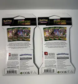 X2 Pokemon TCG: Sword & Shield - Evolving Skies Sleeved Booster Pack - Image 2