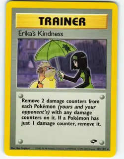 Erika's Kindness - 103/132 Gym Challenge - Pokemon TCG - 2000 - Image 1