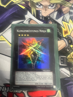 BLADE ARMOR NINJA SUPER RARE GERMAN ORCS-EN041 DE041 NEAR MINT YUGIOH - Image 1