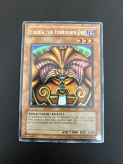Yu-Gi-Oh! TCG Exodia the Forbidden One- Head- MINT RARE- Centered - LOB-124 - Image 1