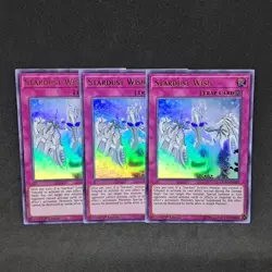 3x Stardust Wish DUPO-EN007 1st Edition Ultra Rare NM Near Mint Yu-Gi-Oh! - Image 1