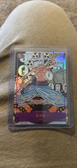 One Piece CCG Enel Character Card OP15-113 Holo 8000 Power 6 Cost Card Stock - Image 2