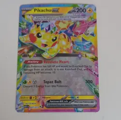 Pikachu EX 057/191 Sv08 Surging Sparks Full Art Holo Double Rare Pokemon Card - Image 1