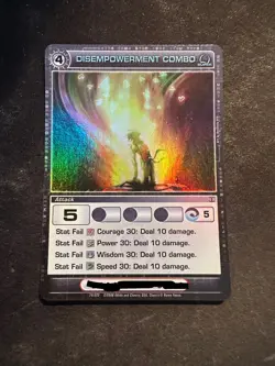 Disempowerment Combo - Super Rare - Chaotic Card - Beyond the Doors - Image 1