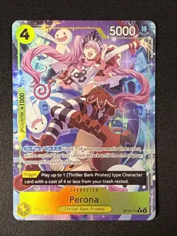 ONE PIECE TCG CARD Perona - OP14-111 Alternate Art The Azure Sea's Seven OP14 - Image 1