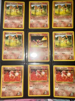 Gym Heroes Card Lot 185 Non holo Cards NM + 1 DMged Misty’s Seadra holo - Image 1