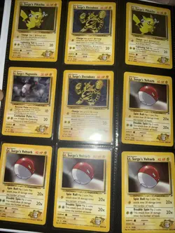 Gym Heroes Card Lot 185 Non holo Cards NM + 1 DMged Misty’s Seadra holo - Image 4
