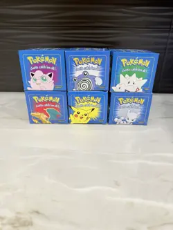 Pokemon Burger King 23k Gold Plated Trading Card Blue Box/Red Box Total 11 - Image 3