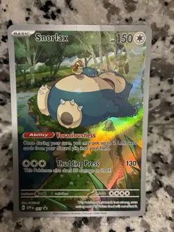 Pokemon TCG Snorlax 151 Promo Card - Image 1