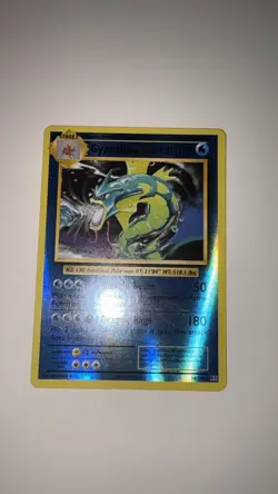 Pokemon Card Gyarados 34/108 Evolutions Reverse Holo Rare - Image 1