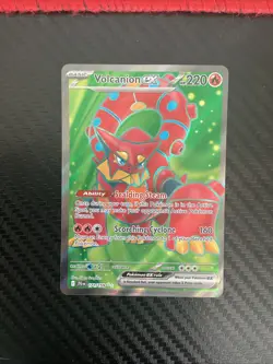 Pokemon TCG Volcanion EX Holo Ultra Rare Card 171/159 Sv09: Journey Together NM - Image 1