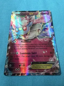 Diancie-EX (XY43) Holographic Pokemon Trading Card XY Black Star Promo - Image 3