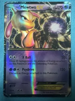 Mewtwo-EX Holo Trading Card Game Pokemon Black & White Black Star Promo BW45 N/M - Image 1