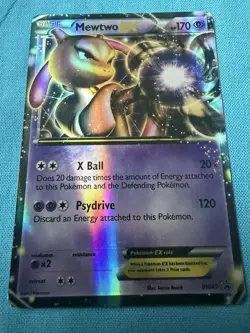 Mewtwo-EX Holo Trading Card Game Pokemon Black & White Black Star Promo BW45 N/M - Image 3