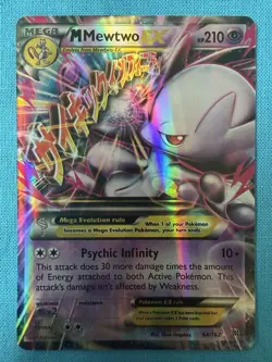 M Mewtwo-EX Holo 64/162 Pokemon Trading Card Game XY BREAKthrough Expansion N/M - Image 1