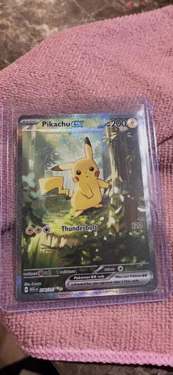 Pokemon Pikachu EX Special Illustration Rare Holo 276/217 ASC 200 HP Card - Image 1