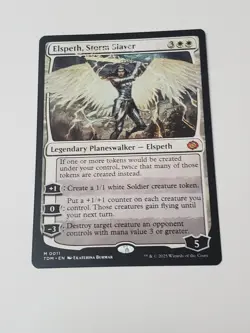 MTG - Elspeth, Storm Slayer - Tarkir: Dragonstorm Regular Mythic Rare - Image 1