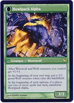 MAYOR of AVABRUCK // HOWLPACK ALPHA X1 MAGIC MTG INNISTRAD MINT/NM (M/NM) 2011 - Image 2