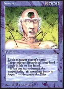 1x Amnesia Light Play, English The Dark MTG Magic - Image 1