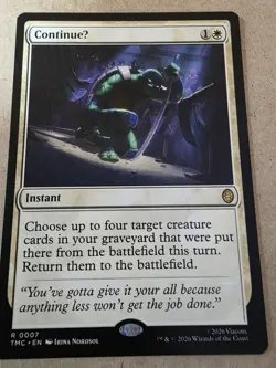 ContinueU - Commander: Teenage Mutant Ninja Turtles Regular - Mtg - Image 1