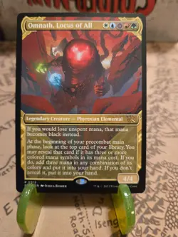 MTG Omnath, Locus of All March of the Machine Regular Showcase Rare NM - Image 1