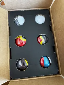 Pokemon TCG Costco 6 Pokeball Tin Bundle 18 Booster Packs Factory Sealed IN HAND - Image 3