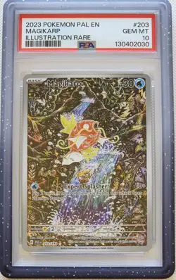 2023 Pokemon Paldea Evolved Magikarp Illustration Rare 203/193 PSA 10 - Image 1