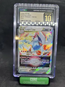 Pokemon Lugia VSTAR Silver Tempest 139/195 CGC Pristine 10 - Image 1