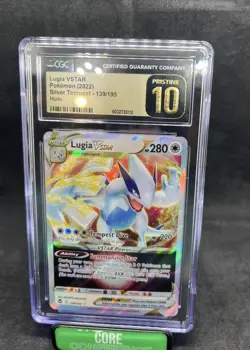 Pokemon Lugia VSTAR Silver Tempest 139/195 CGC Pristine 10 - Image 4