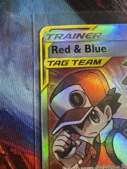 Pokemon 2019 Red and Blue Sun and Moon Cosmic Eclipse Card 234/236 NM Condition - Image 2