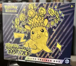 Pokemon TCG: Surging Sparks Elite Trainer Box / ETB! New, Sealed, In Hand Now! - Image 1