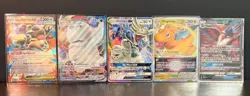 Pokemon Card Lot Of 5 Vmax Ex Gx Vstar - Image 1