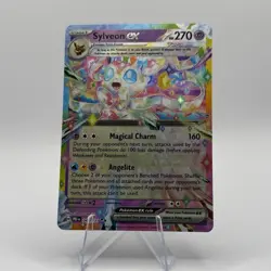 Pokemon Sylveon EX Full Art Holo 041/131 Sv Prismatic Evolutions 270 HP - Image 1