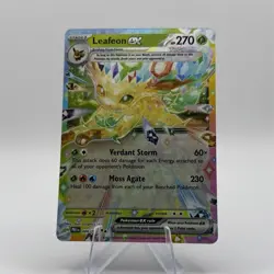 Pokemon Leafeon EX Full Art Promo Holo Double Rare 006/131 Prismatic Evolutions… - Image 1