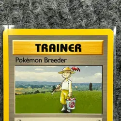 Vintage Pokemon Base 2 Pokemon Breeder 105/130 Rare NM/Mint WotC - Image 3