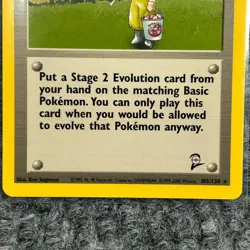 Vintage Pokemon Base 2 Pokemon Breeder 105/130 Rare NM/Mint WotC - Image 4