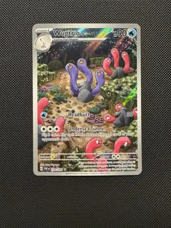 Pokemon TCG Wugtrio 224/091 Sv: Paldean Fates Illustration Rare Near Mint - Image 1