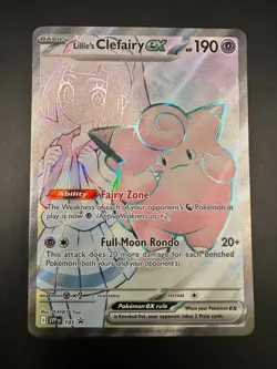 Pokemon TCG | Lillie’s Clefairy ex SVP 195 Promo | Scarlet & Violet Promo - Image 1