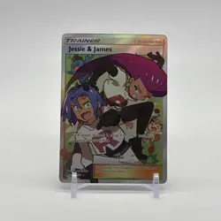 Pokemon TCG: Jesse & James 68/68 Hidden Fates Full Art Trainer NM - Image 1