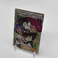 Pokemon TCG: Jesse & James 68/68 Hidden Fates Full Art Trainer NM - Image 2