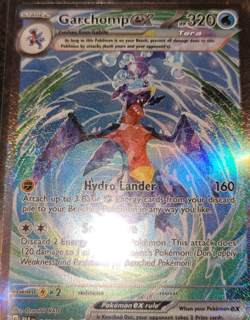Garchomp EX 245 Paradox Rift Special Illustration Rare Holo Pokemon TCG - Image 3
