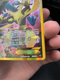 Pokemon Alakazam EX 125/124 Secret Rare Full Art Holo Fates Collide - Image 4
