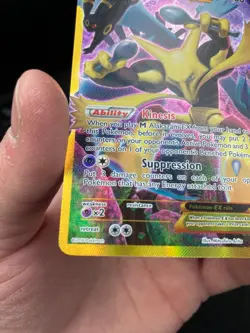 Pokemon Alakazam EX 125/124 Secret Rare Full Art Holo Fates Collide - Image 5