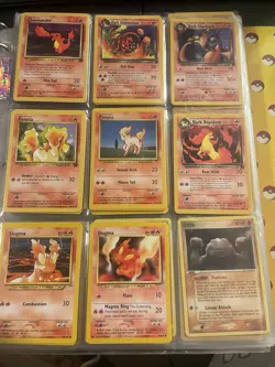Pokemon TCG Binder Lot Vintage sets Pikachu Charizard Blastoise Squirtle - Image 4