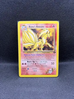 Pokemon Blaine's Ninetales Gym Challenge Rare Regular 21/132 - Image 1