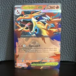 Pokemon TCG Mega Charizard Y ex #030 Me: Mega Evolution Black Star Promo - NM+ - Image 1
