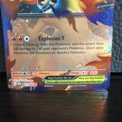 Pokemon TCG Mega Charizard Y ex #030 Me: Mega Evolution Black Star Promo - NM+ - Image 3