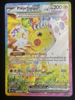 Pokemon Pikachu Ex Special Illustration Rare SV08: Surging Sparks 238/191 NM - Image 1