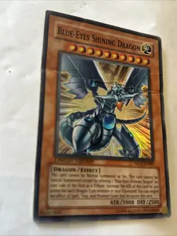 Blue Eye Shining Dragon MOV-EN001 Limited Edition Yugioh Card - Image 2